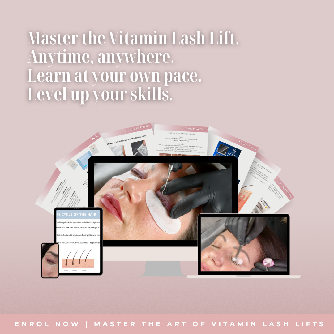 ONLINE VITAMIN LASH LIFT COURSE