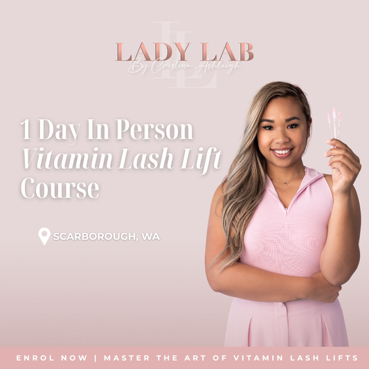 1 DAY IN PERSON VITAMIN LASH LIFT COURSE