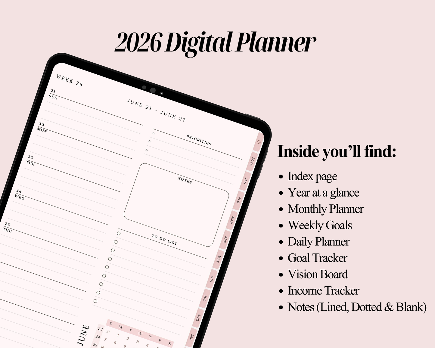 LADY LAB Digital Planner | For Busy Girls Who Want to Feel in Control