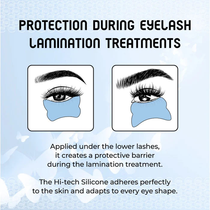 Silicon Under Eye Patches, Pink and Blue Set - MyLamination